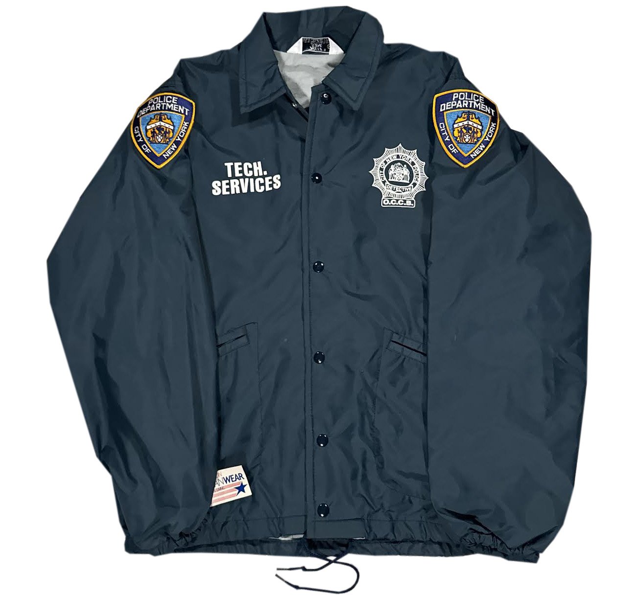 Vintage NYPD Detective Tech. Servies Jacket (Size M) NWT — RootsBK